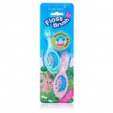FLOSSBRUSH CEPILLO INFANTIL 0-3 AÑOS PACK 2 UDS COLOR ROSA Y VERDE