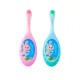 FLOSSBRUSH CEPILLO DE DIENTES 0-3 AÑOS PACK 2 UDS COLOR ROSA Y VERDE