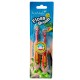 FLOSSBRUSH CEPILLO NIÑO 3-6 AÑOS PACK 2 UDS COLOR ROJO Y VERDE