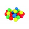 MIRATOI NO.8 - BOLAS SALTARINAS DIFERENTES COLORES BOLSA 100 UDS