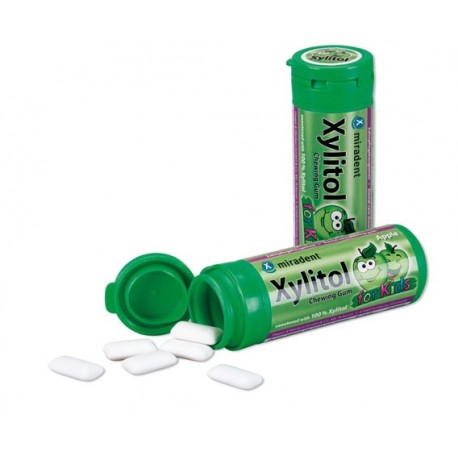 Chicle Xylitol sabor Manzana bote 30 gr