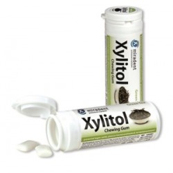 Chicles Xylitol Mirandent sabor Te Verde bote 30 gr
