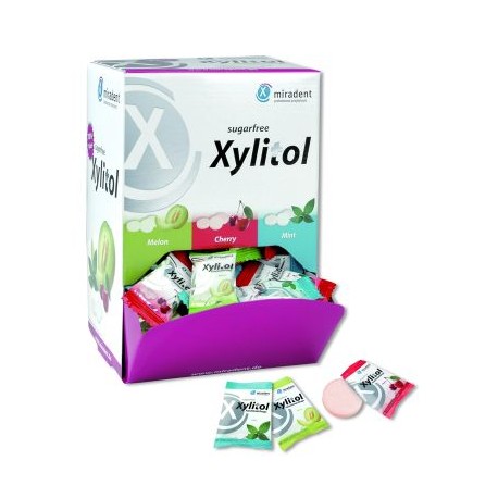 Caja surtida Pastillas Xylitol sabores surtidos (100 uds)