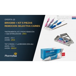 OFERTA 10 - BRIX3000+KIT 5 PIEZAS REMOCION SELECTIVA CARIES