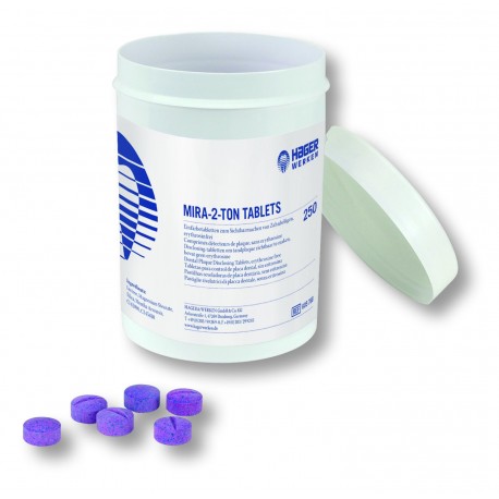 Revelador de placa formato pastillas Mira-2-Ton 6 250 uds