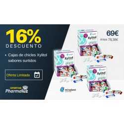 PACK OFERTA 3 CAJAS CHICLES XYLITOL 200X2 SABORES SURTIDOS