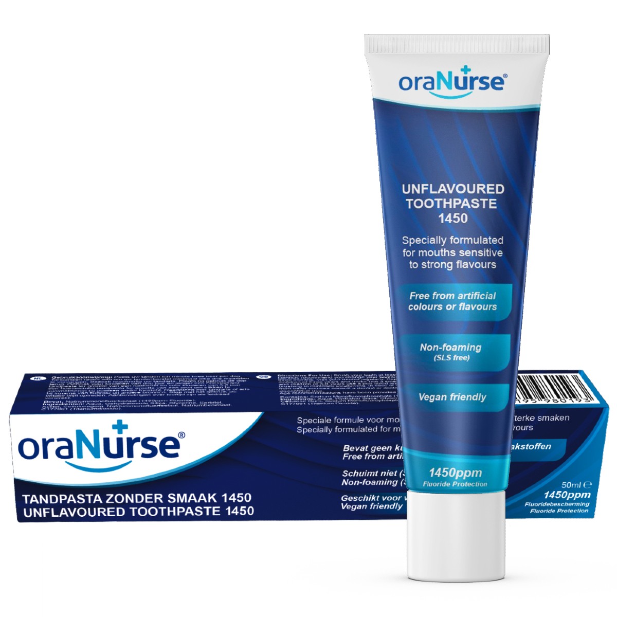 ORANURSE PASTA DENTAL SIN SABOR - 1450 PPM FLÚOR