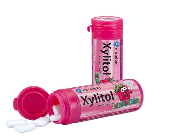 Chicle Xylitol sabor Manzana bote 30 gr