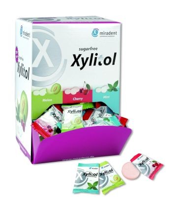 Caja surtida Pastillas Xylitol sabores surtidos (100 uds)