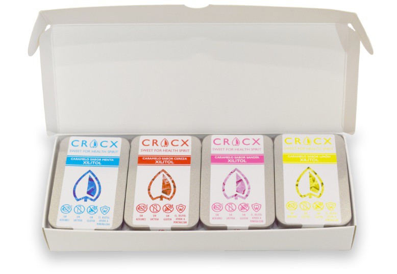 CRACX CARAMELOS XILITOL SABOR CEREZA