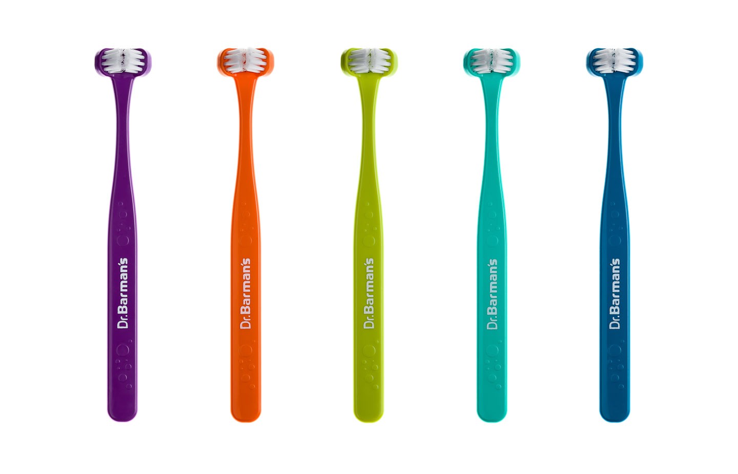 CEPILLO DENTAL DR. BARMAN´S CABEZAL TRIPLE KIDS 0-6 AÑOS NARANJA