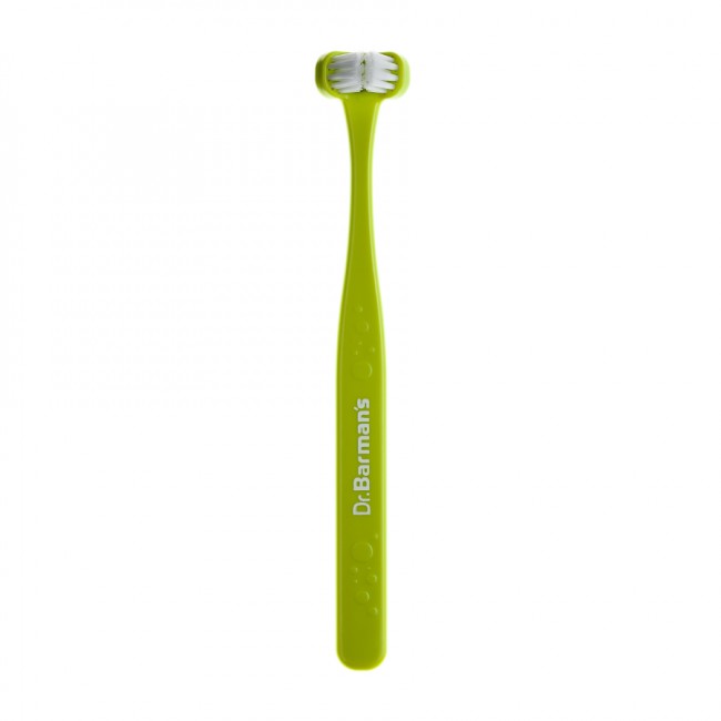 CEPILLO DENTAL DR. BARMAN´S CABEZAL TRIPLE KIDS 0-6 AÑOS AMARILLO